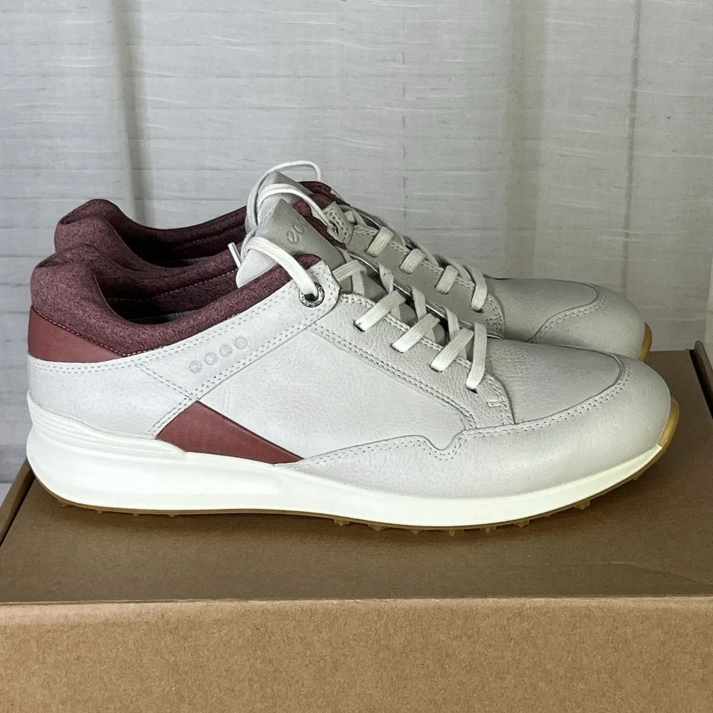 ECCO‎ Women's Street Retro Size 7 Hydromax Spikeless Leather Golf Shoes EUC!